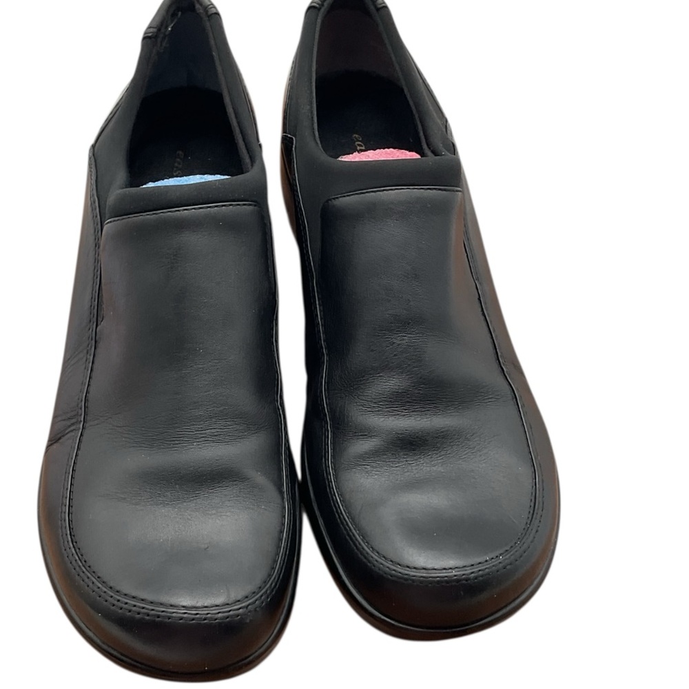 Easy Spirit Black Leather Loafers women’s size 10